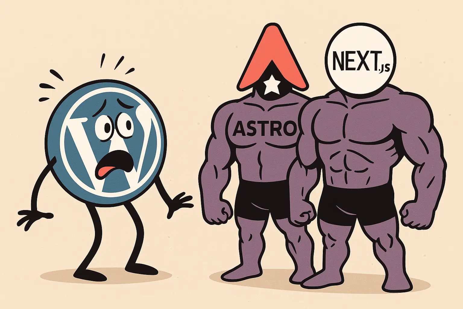 WordPress protiv Astro i Next.js rješenja za web izradu